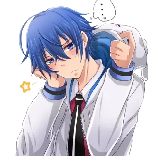 ❤️ emoji Kaito @anime_stickerr Telegram sticker 12 of 34