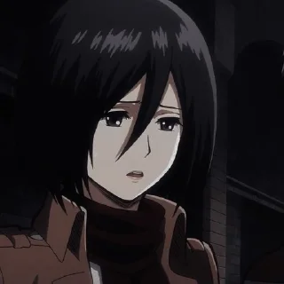 🥀 emoji Mikasa🥀 Telegram sticker 8 of 50
