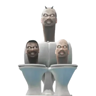 3⃣ emoji Skibidi toilet Telegram sticker 14 of 26