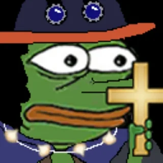 ✝ emoji Frog 𓆏 Telegram sticker 24 of 65
