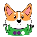 🤷‍♂️ emoji Коржик :: @stickroom Telegram sticker 8 of 20