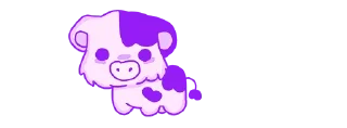 💜 emoji 💜 cows-4 @moolokobot Telegram sticker 14 of 119
