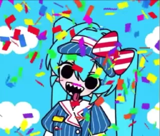 😍 emoji MikuTetoMesmerizer Telegram sticker 7 of 19