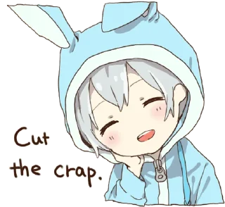 ☺️ emoji A little girl Sticker ENG :: @line_stickers Telegram sticker 9 of 80