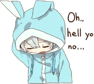 😪 emoji A little girl Sticker ENG :: @line_stickers Telegram sticker 6 of 80