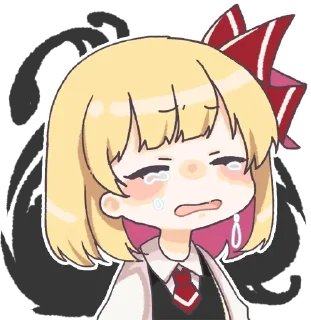 😭 emoji Crying 2hus by もこきよ (2757229) Telegram sticker 3 of 31