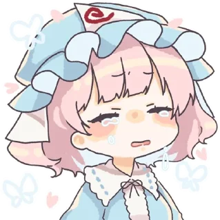 😭 emoji Crying 2hus by もこきよ (2757229) Telegram sticker 20 of 31