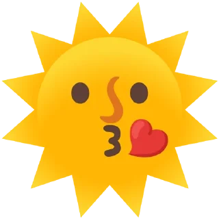 😘 emoji SunFun Telegram sticker 20 of 44