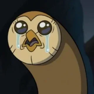 😭 emoji Совиний дім в сердечку 🦉🫶 Telegram sticker 13 of 120