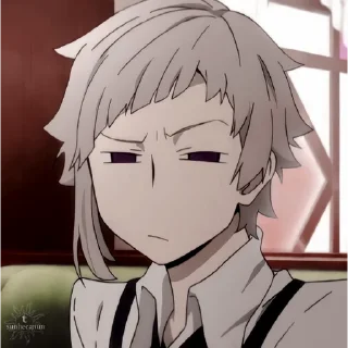 🌝 emoji Ацуши-Кун Telegram sticker 1 of 88