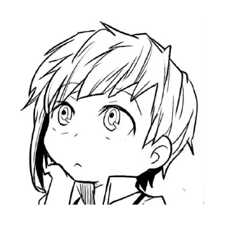 😋 emoji Ацуши-Кун Telegram sticker 10 of 88