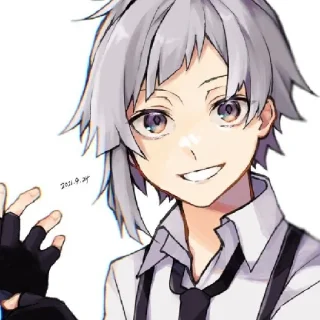 😄 emoji Ацуши Telegram sticker 20 of 44