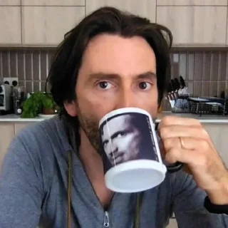 ☕️ emoji staged michael&david Telegram sticker 12 of 43