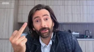 🖕 emoji staged michael&david Telegram sticker 20 of 43
