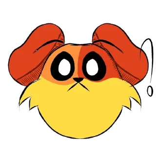 😕 emoji Stickers DogDay 🌞 Telegram sticker 15 of 25