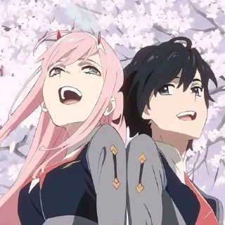 Sticker from Милый во франксе @anime_sticks