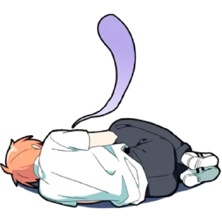 😔 emoji Призрачный парень @nyasticks Telegram sticker 19 of 30
