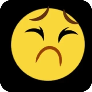 😣 emoji Viber emojis Telegram sticker 13 of 43