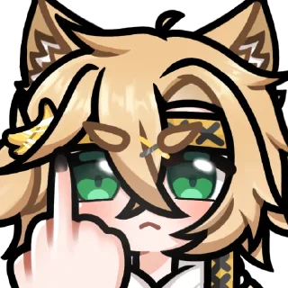 🤬 emoji @ixxxiq - vtuber Telegram sticker 12 of 19