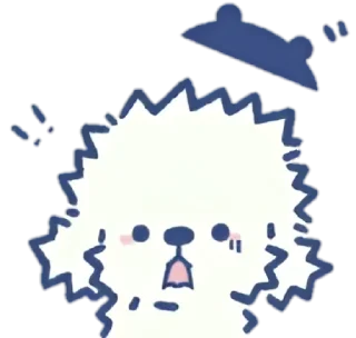 Sticker from ꒰ ິ◞ ◟꒱ິ мафин ! @hugswcots
