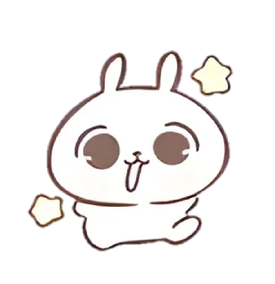 🤍 emoji ⌁ ꒰ ິ◞ ◟꒱ິ 1 маршмэллоу ෆ @hugswcots Telegram sticker 1 of 40