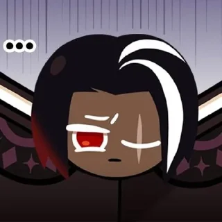 😥 emoji Дарк Чоко Кукі @crkstickersua Telegram sticker 19 of 22