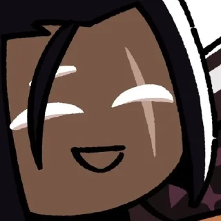 😄 emoji Дарк Чоко Кукі @crkstickersua Telegram sticker 16 of 22