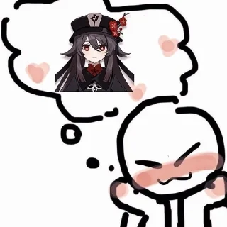 ❤ emoji ХуТао Telegram sticker 8 of 46