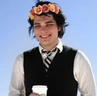 🌟 emoji >_< | |Gerard Way| | >_< @sash Telegram sticker 7 of 104