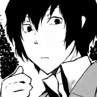 Sticker from Dazai Osamy.