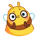 😒 emoji Пчёлка - @TgSticker Telegram sticker 20 of 26