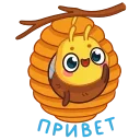 👋 emoji Пчёлка - @TgSticker Telegram sticker 6 of 26