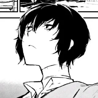 😒 emoji Dazai☕ Telegram sticker 18 of 120