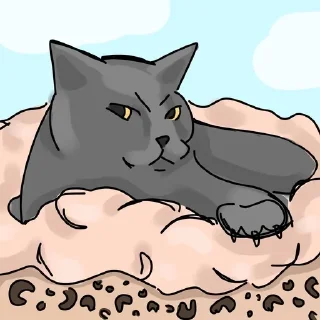 🔪 emoji Масяня @peovaa Telegram sticker 5 of 7