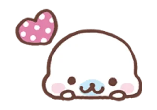 ❤️ emoji Mamegoma @kiwiys Telegram sticker 4 of 80