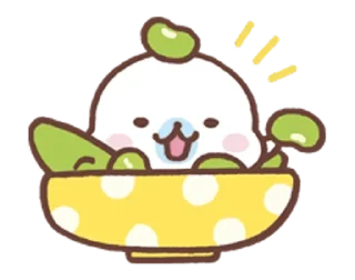 🧆 emoji Mamegoma @kiwiys Telegram sticker 17 of 80
