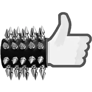 👍 emoji аоа метал дяди Telegram sticker 11 of 78