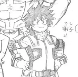 🌟 emoji izuku midoriya Telegram sticker 21 of 45