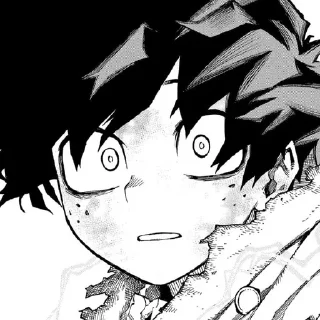 🌟 emoji izuku midoriya Telegram sticker 6 of 45