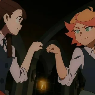 Sticker from little witch academia