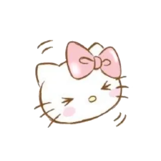 🌟 emoji 𓏲࣪ 🍡Hello Kitty꒷ ₊˚ฅ @kaoforyou Telegram sticker 16 of 42