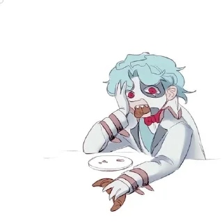 😭 emoji Дотторе Telegram sticker 6 of 14