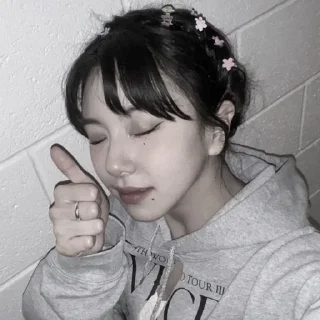 🐾 emoji が !¡🎧 chaeyoung . . @lastmeetingg Telegram sticker 12 of 41