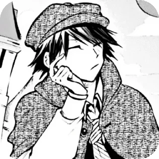 😑 emoji Великий сладкоежка Ранпо Telegram sticker 5 of 13