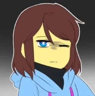 😶 emoji SwapShift Frisk @KillerSwapShiftFrisk Telegram sticker 5 of 109