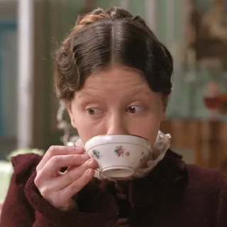 ☕️ emoji Mia Goth is mothering Telegram sticker 11 of 75
