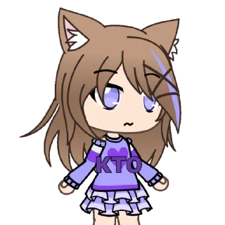 😟 emoji ника гача лайф Telegram sticker 8 of 45