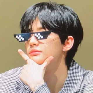 😎 emoji hyunjin Telegram sticker 18 of 32