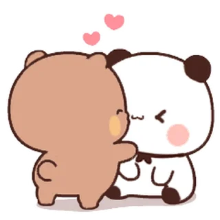 💋 emoji Dudu & Bubu 6 @twix_bears Telegram sticker 9 of 120