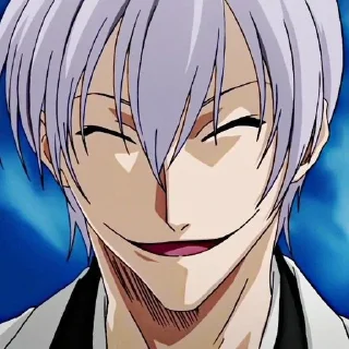 💙 emoji Gin Ichimaru Telegram sticker 6 of 59
